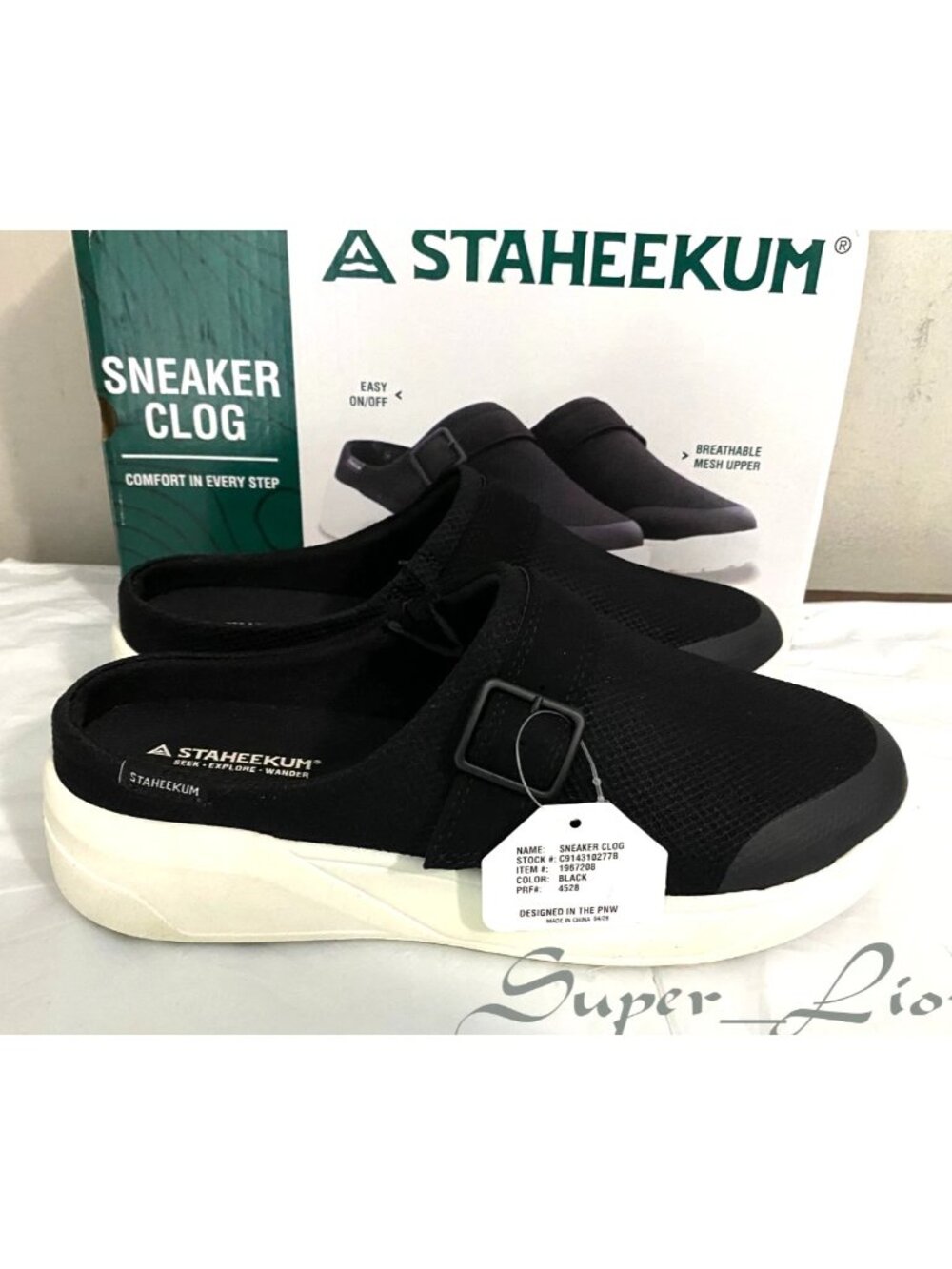 NEW Staheekum Women's Cushioned Footbed Sneaker Clog